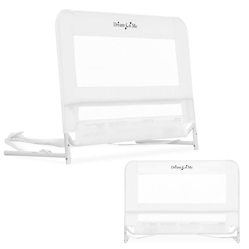 Dream On Me Mesh Security Bed Rail, White