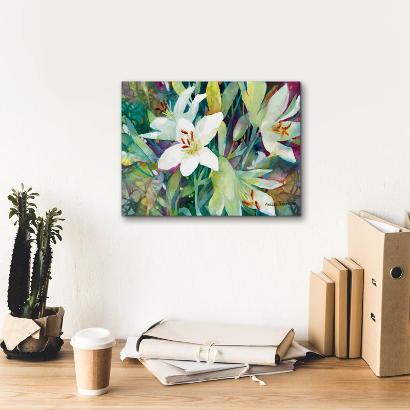 Art mural sur toile Winston Porter «Garden Architecture» par Annelein Beukenkamp, H 12 po x l 16 po x P 0,75 po