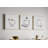 Art for the Home Pretty Perfume Bottles Set of 3 Canvas Printed Canvas