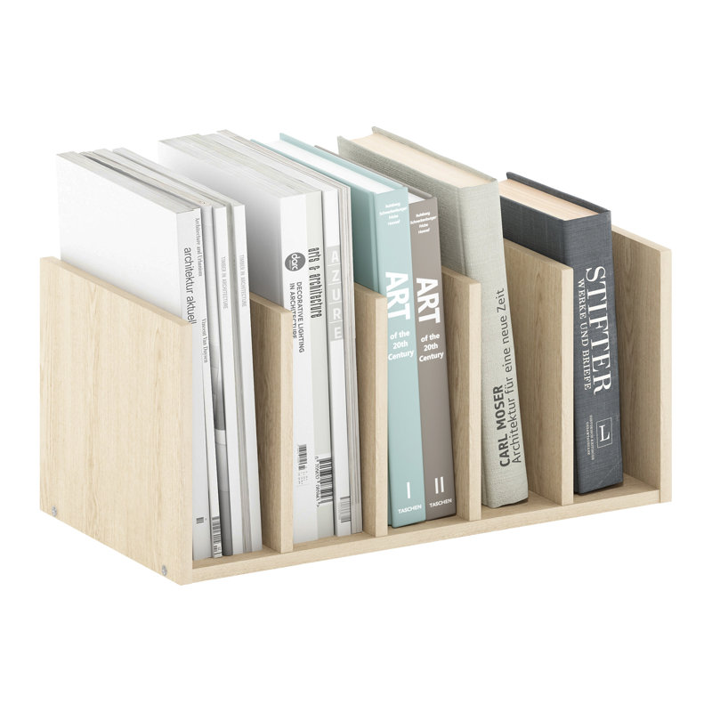 Hermite Manufactured Wood Desk Organizer, Bauhaus Oak