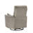 Corduroy Fabric Upholstery 1pc Accent Chair Swivel Glider Reclining Motion Solid Wood Living Room Furniture-118504269