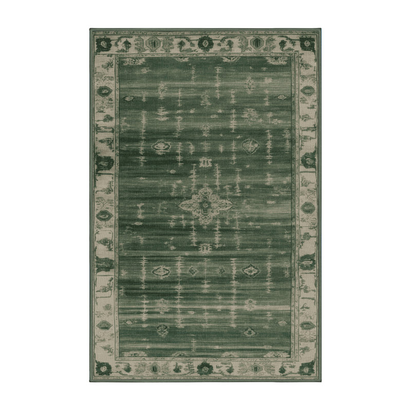 Tapis vert lavé à la machine, Rectangulaire 2 pi x 3 pi