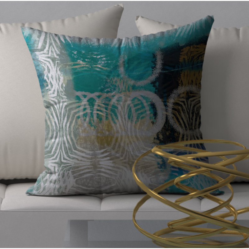 Housse de coussin carrée true Symphony, 18 po x 18 po