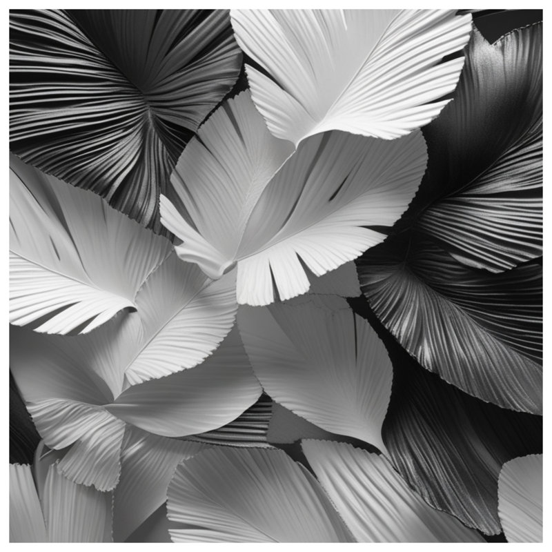 Couvertures noires et blanches, L 60 po x H 80 po, Noir blanc