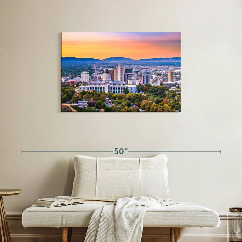 Paysage de Nicci Salt Lake City, H 24 po x l 36 po