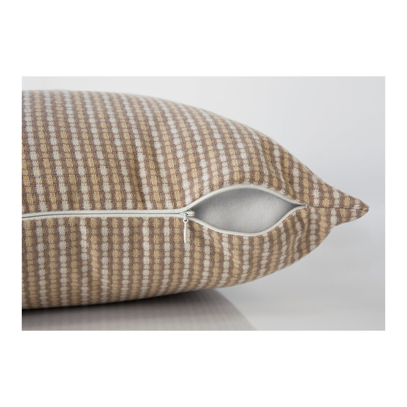 Pillows, 18 X 18 Square, Insert Included, Accent, Sofa, Couch, Bedroom, Polyester, Taupe Trellis
