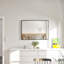 Miroir rectangulaire en métal noir 24 "x 30" Eviva-463548056-463548057