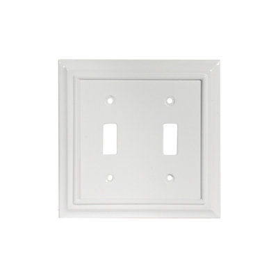 Classics 2 - Gang Toggle Light Switch Standard Wall Plate