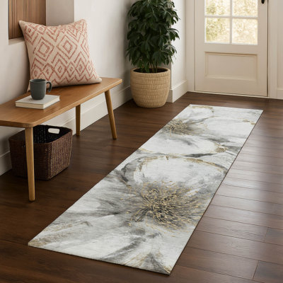 Tapis floral lavable à la machine de qualité supérieure Mayfield AMF2055