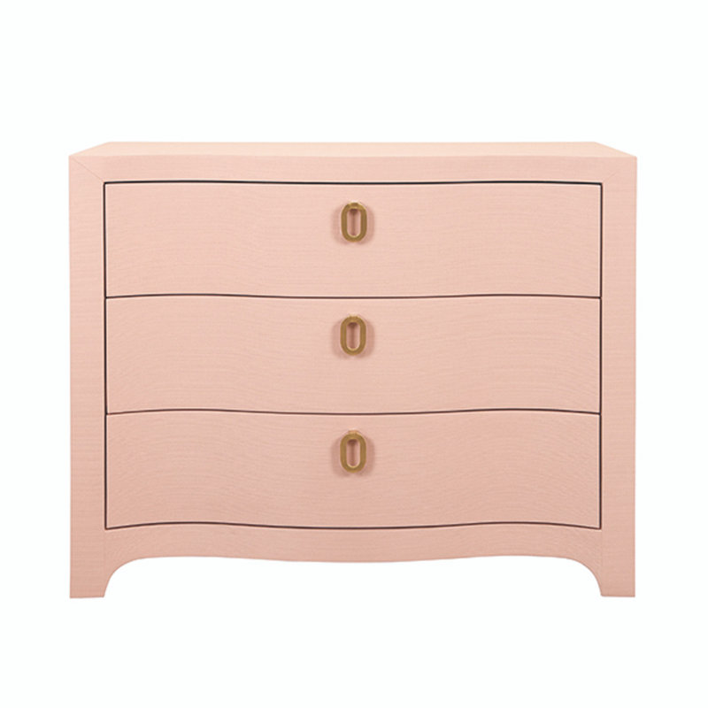 Cora Accent Chest, Pink