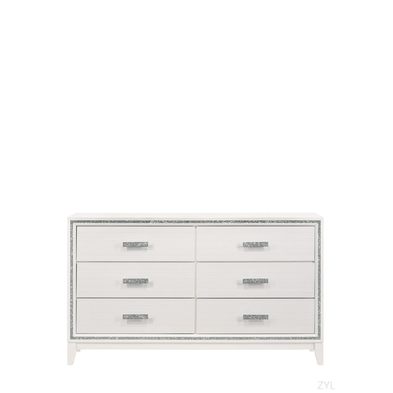 Haiden White Finish Dresser, White