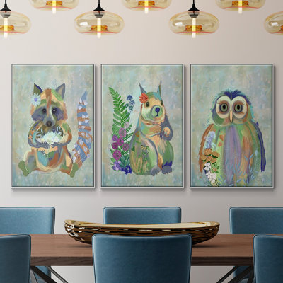 Fantastic Florals Owl