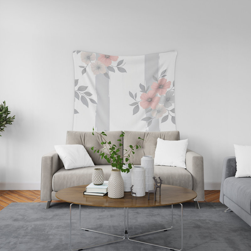 Tapisserie murale, H 80 po x l 68 po x P 0,8 po