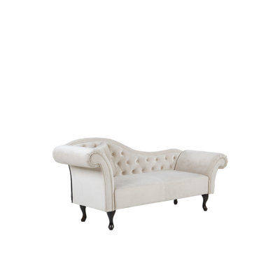 Whitlock Velvet Chaise Lounge