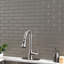 Subway 12 in. x 12 in. Glossy Glass Mosaic Wall Tile-89351305