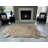 Faux Bison Skin Fur Shag Area Rug in Beige-95756297