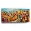 «Colorful City», art mural en verre acrylique, 48 po x 24 po-1779382331