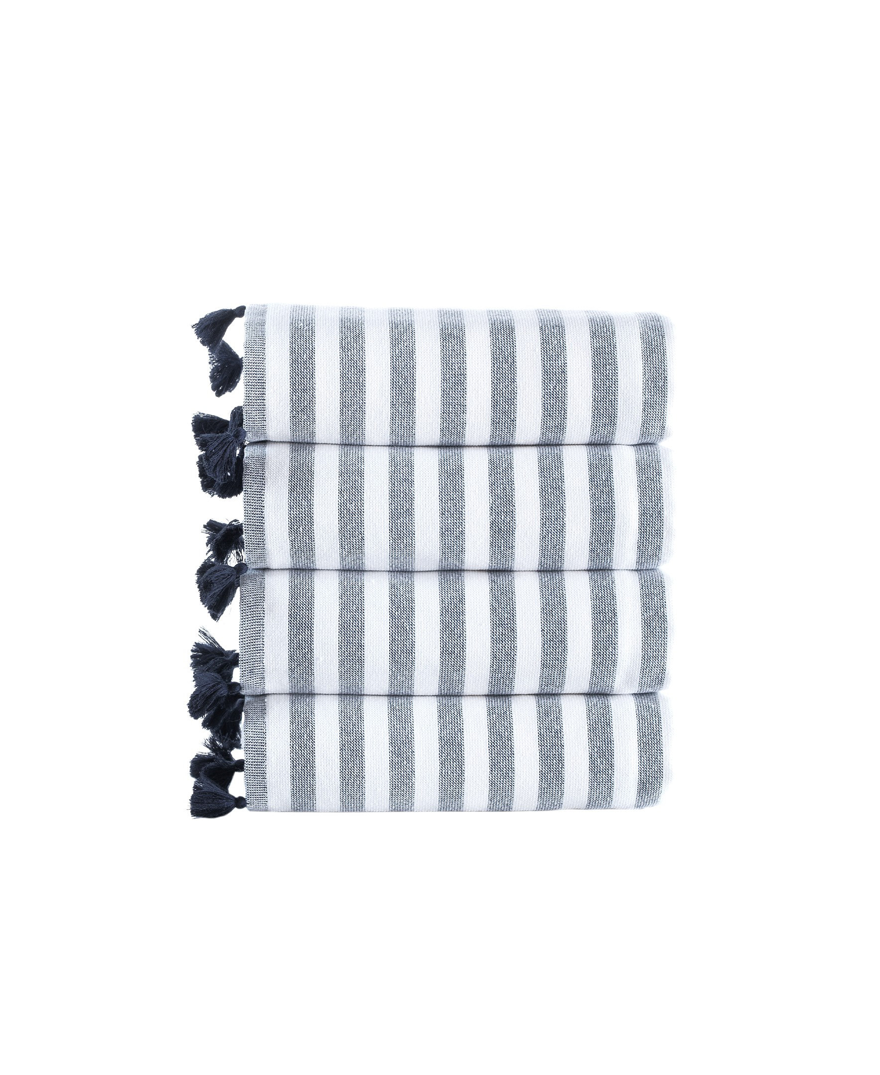 Cascata Turkish Cotton Hand Towels (Set of 6) Wade Logan Color: White