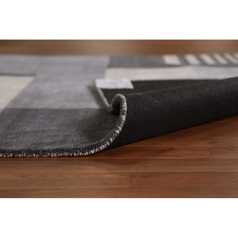 Gray Modern Indian Area Rug