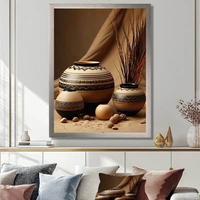 «Vierge Native Art Pottery Serenity II», reproduction sur toile
