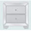 Table de chevet contemporaine Champagne
