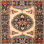 Tapis oriental noir / brun / beige