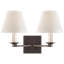 Ralph Lauren Evans Double Arm Sconce-1446739050