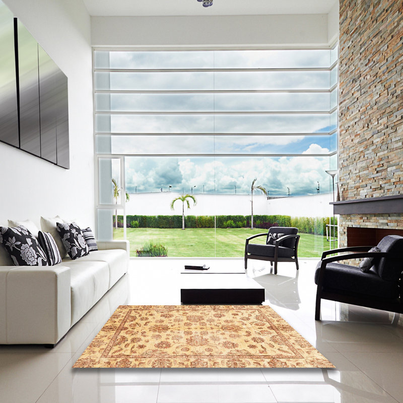 Abstract Indoor Rug, Square 6'