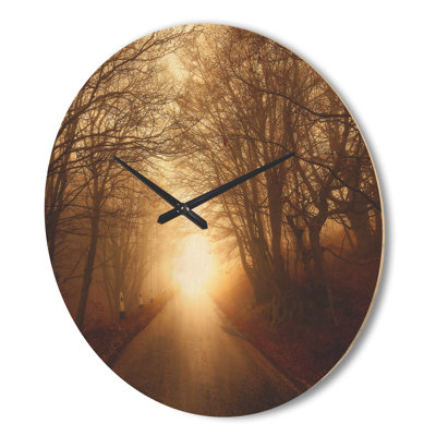 Solid Wood Wall Clock