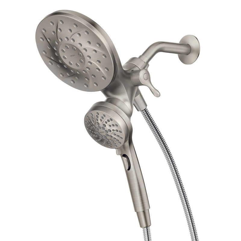 Pomme de douche à double fonction Engage avec Magnetix, Nickel brossé