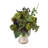Artichoke and Hydrangea Silk Arrangement in Pot