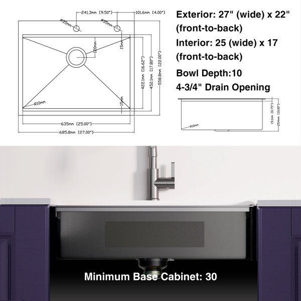 Dimensions du produit