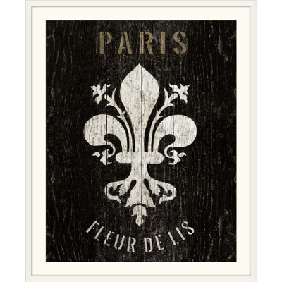« reconditionné fleur de lis », impression