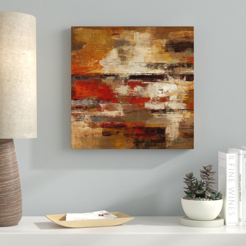 «Painted Desert» par Silvia Vassileva, art mural sur toile, H 37 po x l 37 po