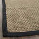 Auckland Natural/Black Area Rug