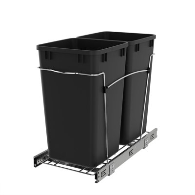 Poubelles coulissantes doubles Rev-A-Shelf pour la cuisine 