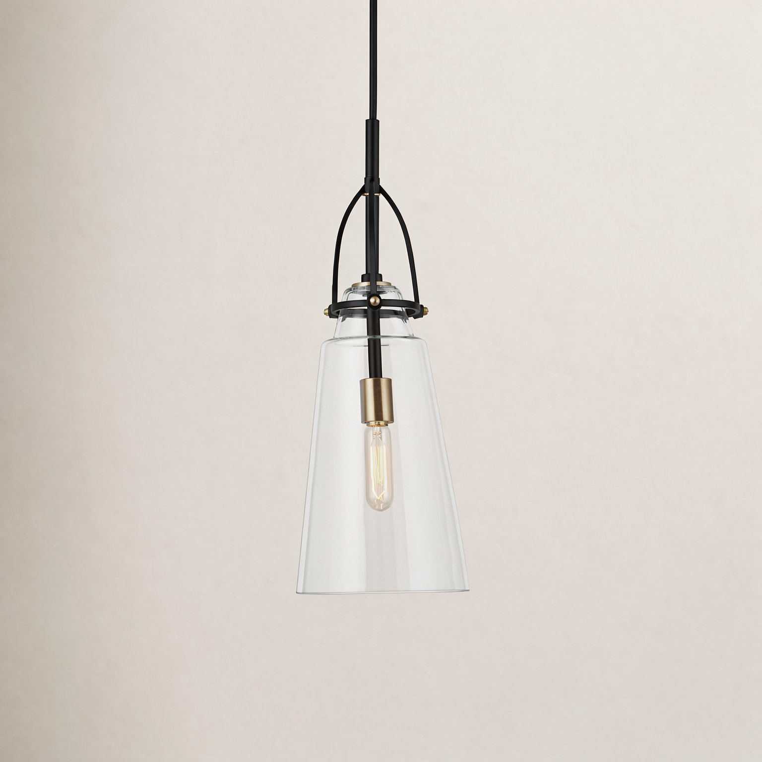 Single Light Glass Dimmable Pendant