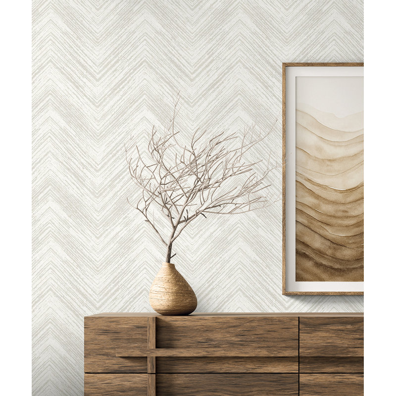  Papier peint non tissé à chevrons Designs Frost Elisiana, Frost