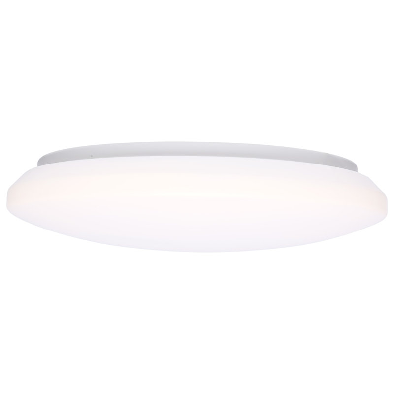 LED Cloud Fixture with Sensor 27K/30K/35K/40K/50K CCT Selectable Round Shape White Finish 120 Volt