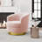 Velvet Swivel Barrel Chair-1883290505