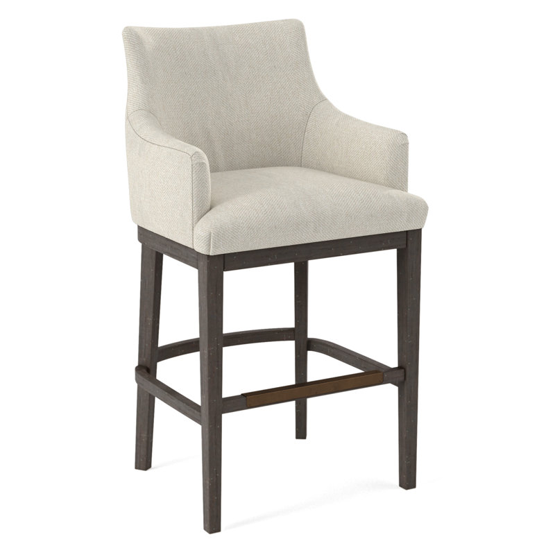 Upholstered Stool, 61363-89, Black