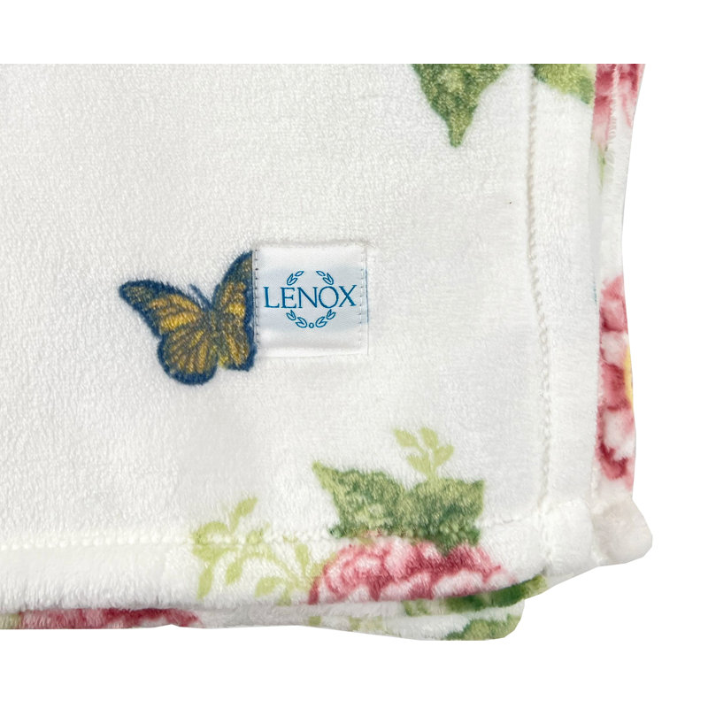 Lenox Butterfly Meadow Hydrangea Throw