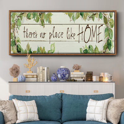 No Place Like Home - Toile encadrée
