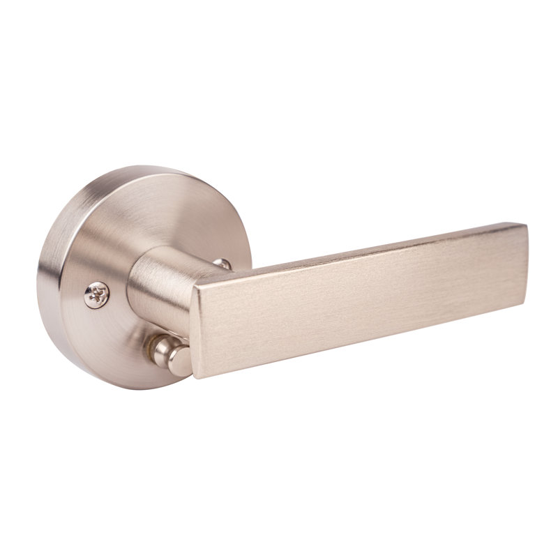 Levier de porte d'intimité Nero, Nickel satiné