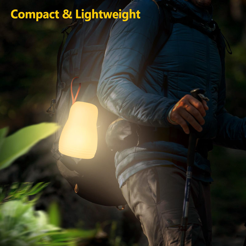 Portable Outdoor Table Lamp LED Camping Lantern Light Rechargeable