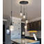 Luminaire suspendu à DEL 5 lumières à intensité variable-1747641092