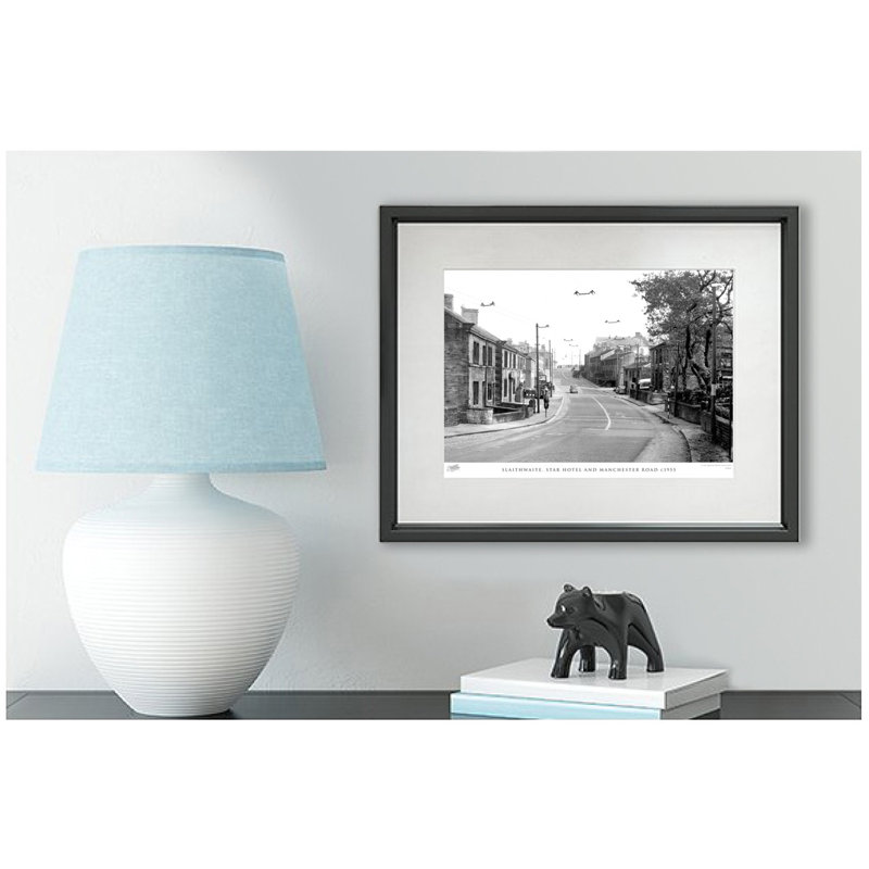 Slaithwaite, Star Hotel And Manchester Road C1955 by Francis Frith - Single Picture Frame Print, 45cm H x 60cm W x 2.3cm D
