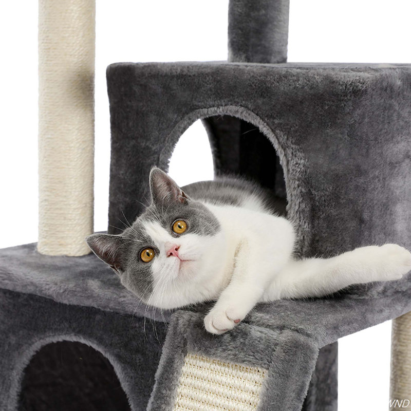 Farzan 33.8'' H Cat Tree, Gray