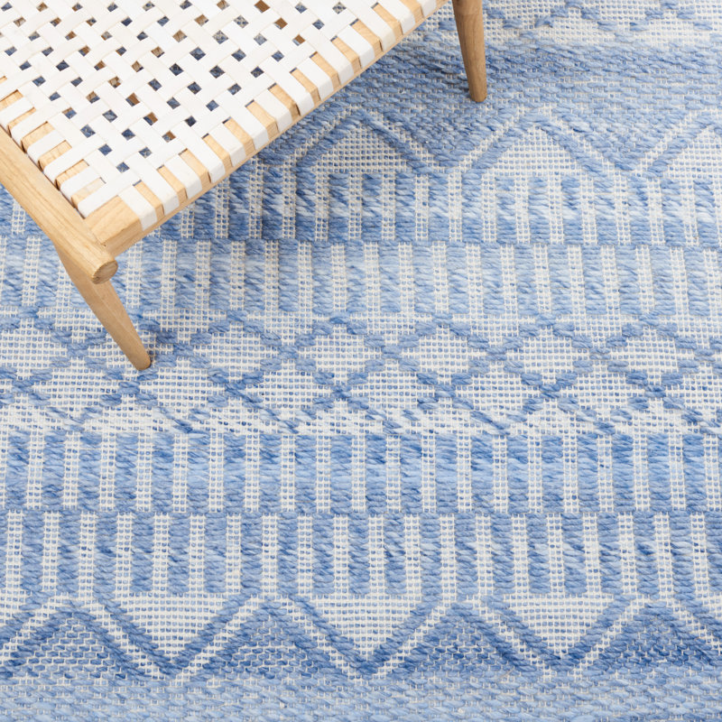 Alicia-Marie Hand Woven Performance Southwestern Rug, Rectangle 8' x 10'