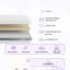 Matelas pour enfant en mousse à mémoire de forme simple de 5 pouces Napqueen (plusieurs couleurs disponibles: blanc, bleu, gris, rose)